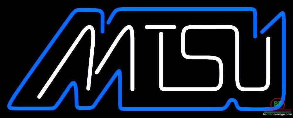 Custom Middle Tennessee Blue Raiders Neon Sign NCAA Teams Neon Light