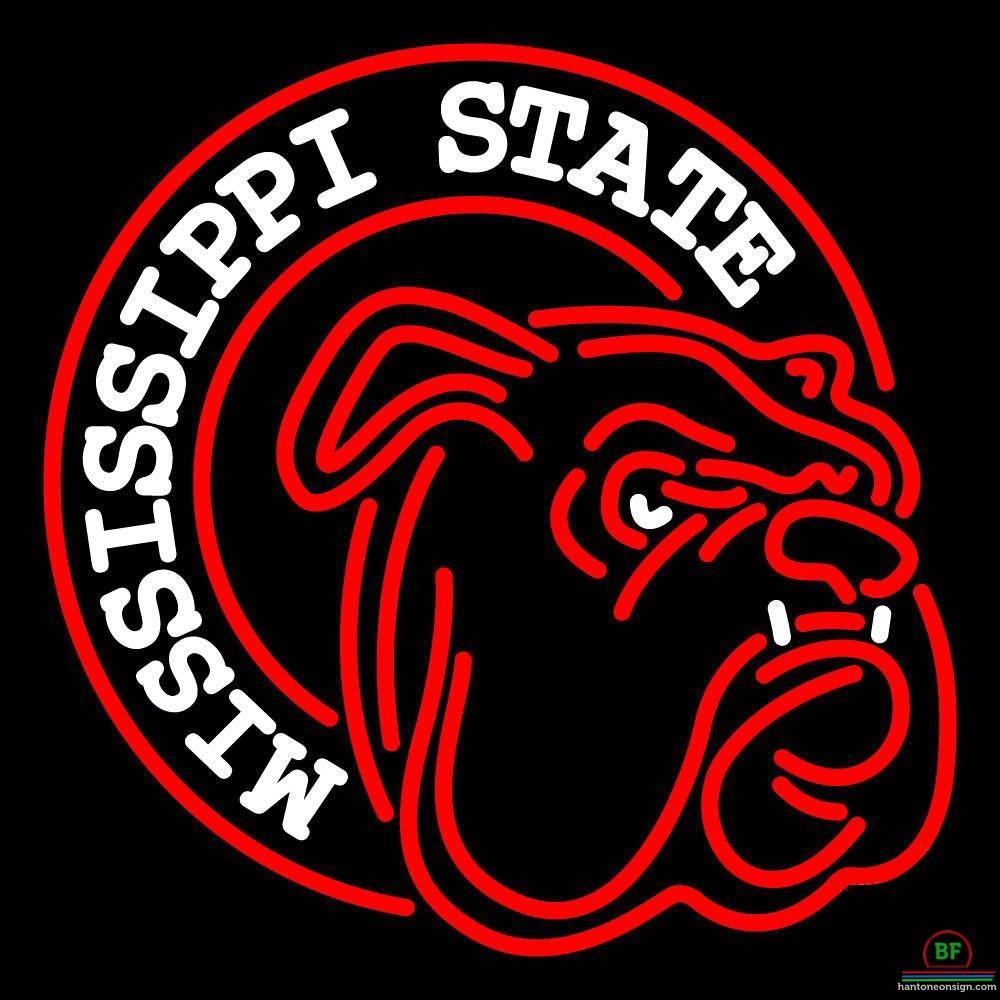 Custom Mississippi State Bulldogs Neon Sign NCAA Teams Neon Light