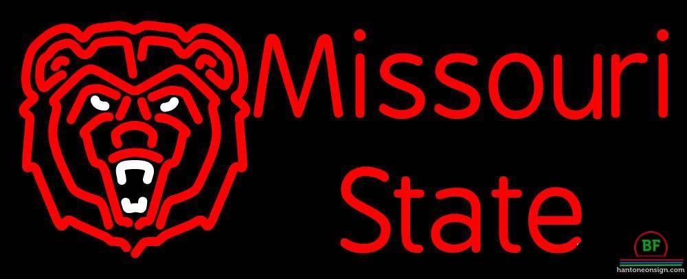 Custom Missouri State Bears Neon Sign NCAA Teams Neon Light