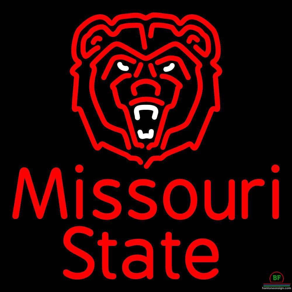 Custom Missouri State Bears Neon Sign NCAA Teams Neon Light