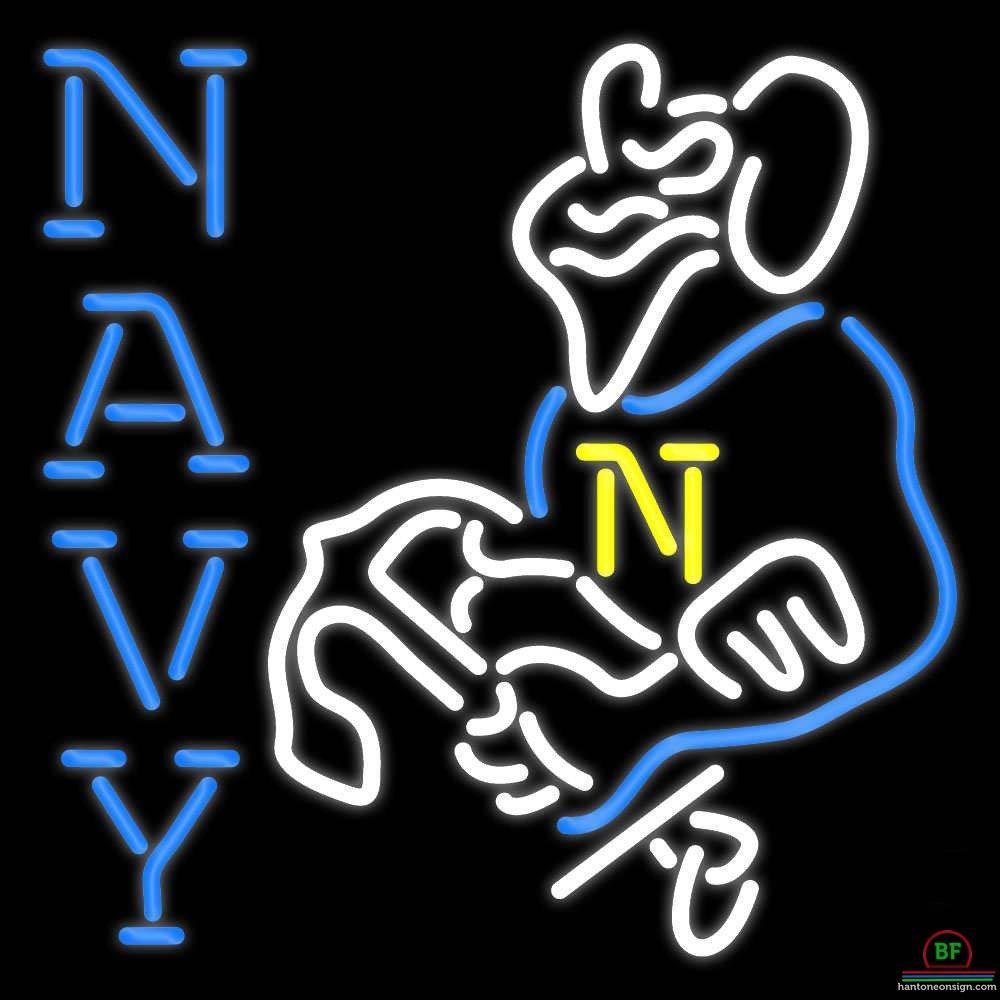Custom Navy Midshipmen Neon Sign NCAA Teams Neon Light