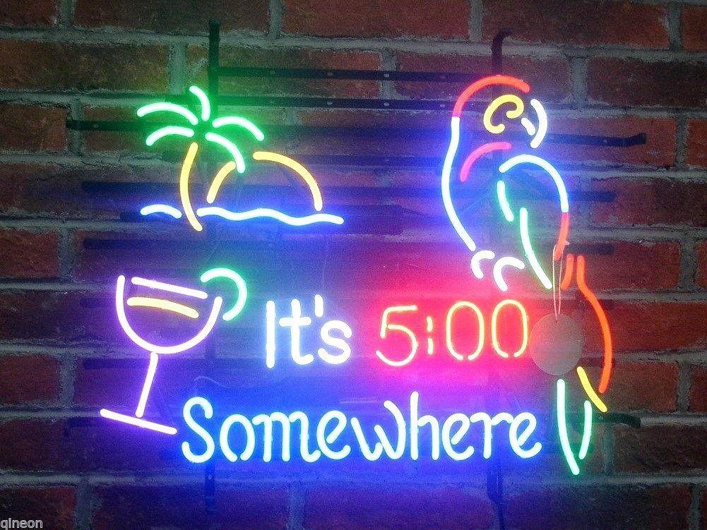 Custom It 5 00 Somewhere Neon Sign