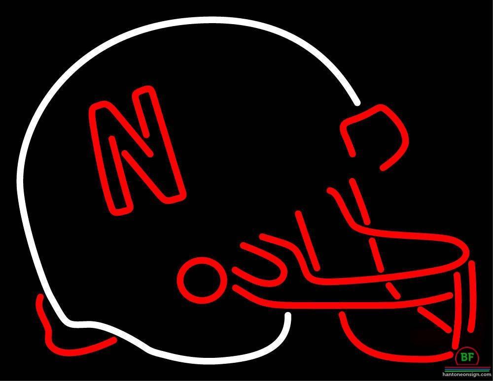 Custom Nebraska Cornhuskers Helmet Neon Sign NCAA Teams Neon Light