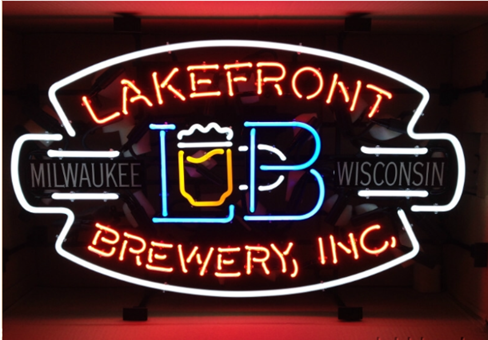 Custom Lakefront Brewery Inc Beer Neon Sign