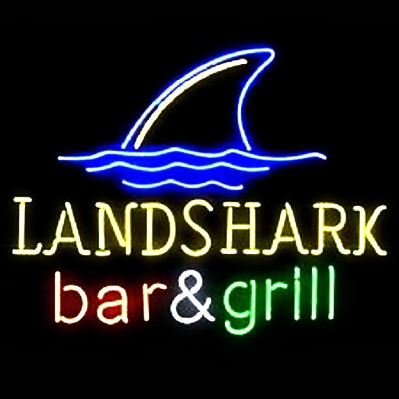 Custom Land shark Bar&Grill Neon Sign