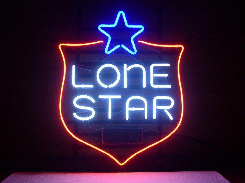 Custom Lone Star Neon Sign