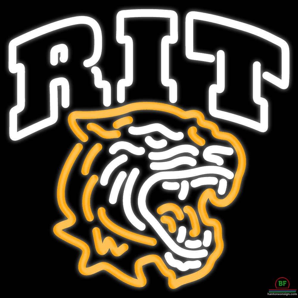 Custom Rit Tigers Neon Sign NCAA Teams Neon Light