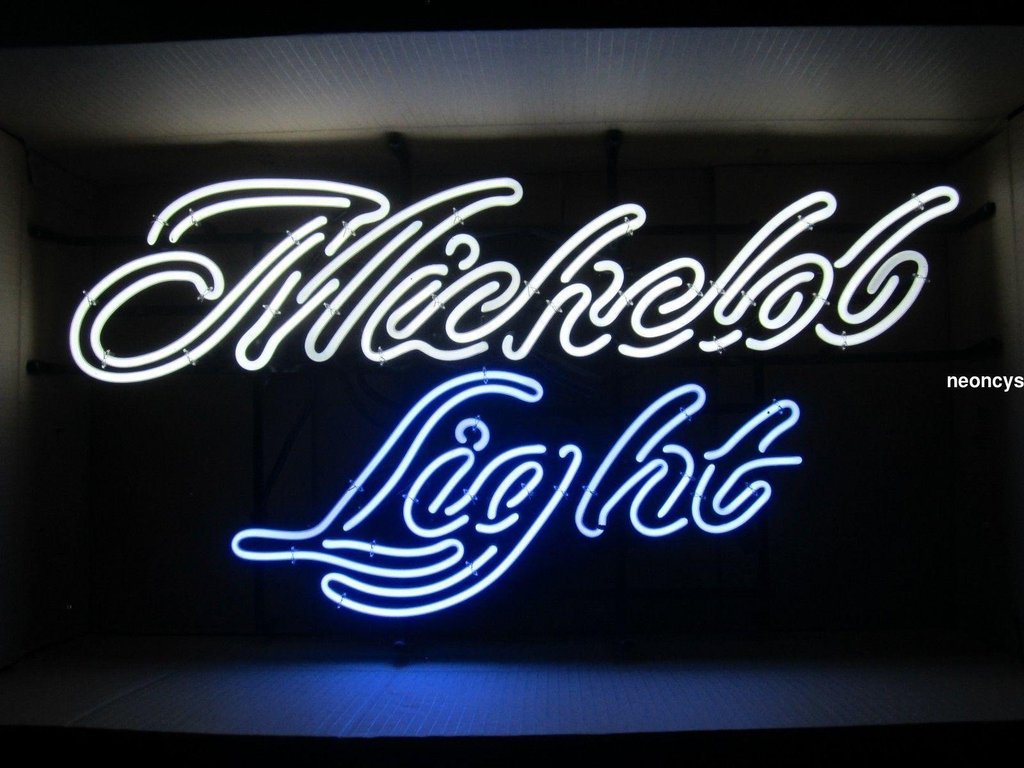 Custom Michelob Light Beer Neon Sign
