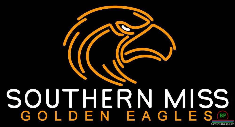 Custom Southern Miss Golden Eagles Neon Sign NCAA Teams Neon Light