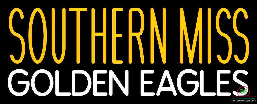 Custom Southern Miss Golden Eagles Neon Sign NCAA Teams Neon Light