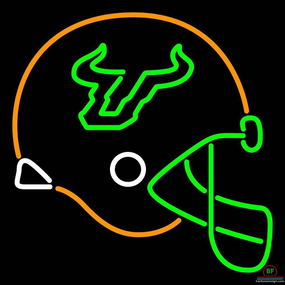 Custom South Florida Bulls Helmet Neon Sign NCAA Teams Neon Light