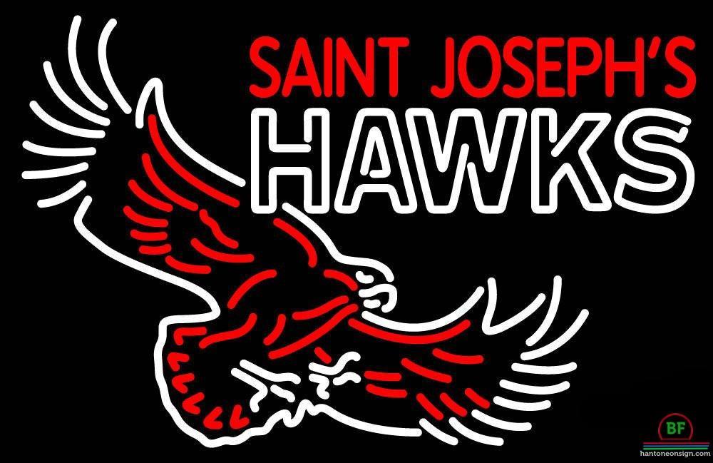 Custom St Josephs Hawks Neon Sign NCAA Teams Neon Light