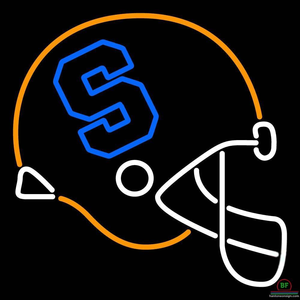 Custom Syracuse Orange Helmet Neon Sign NCAA Teams Neon Light