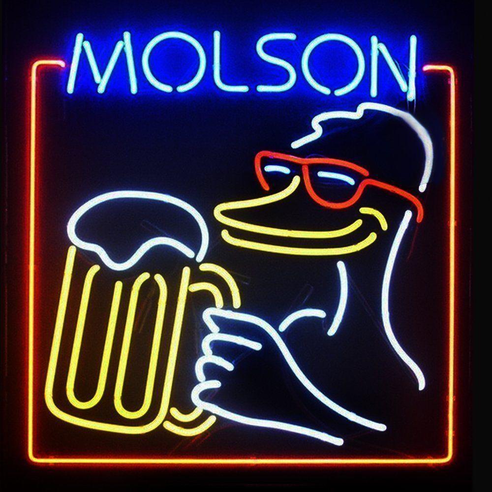Custom Molson Canadian Duck Neon Sign