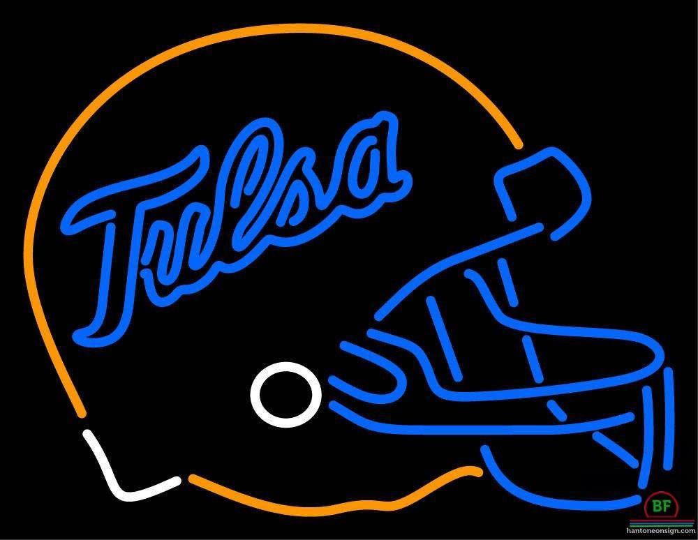 Custom Tulsa Golden Hurricane Helmet Neon Sign NCAA Teams Neon Light