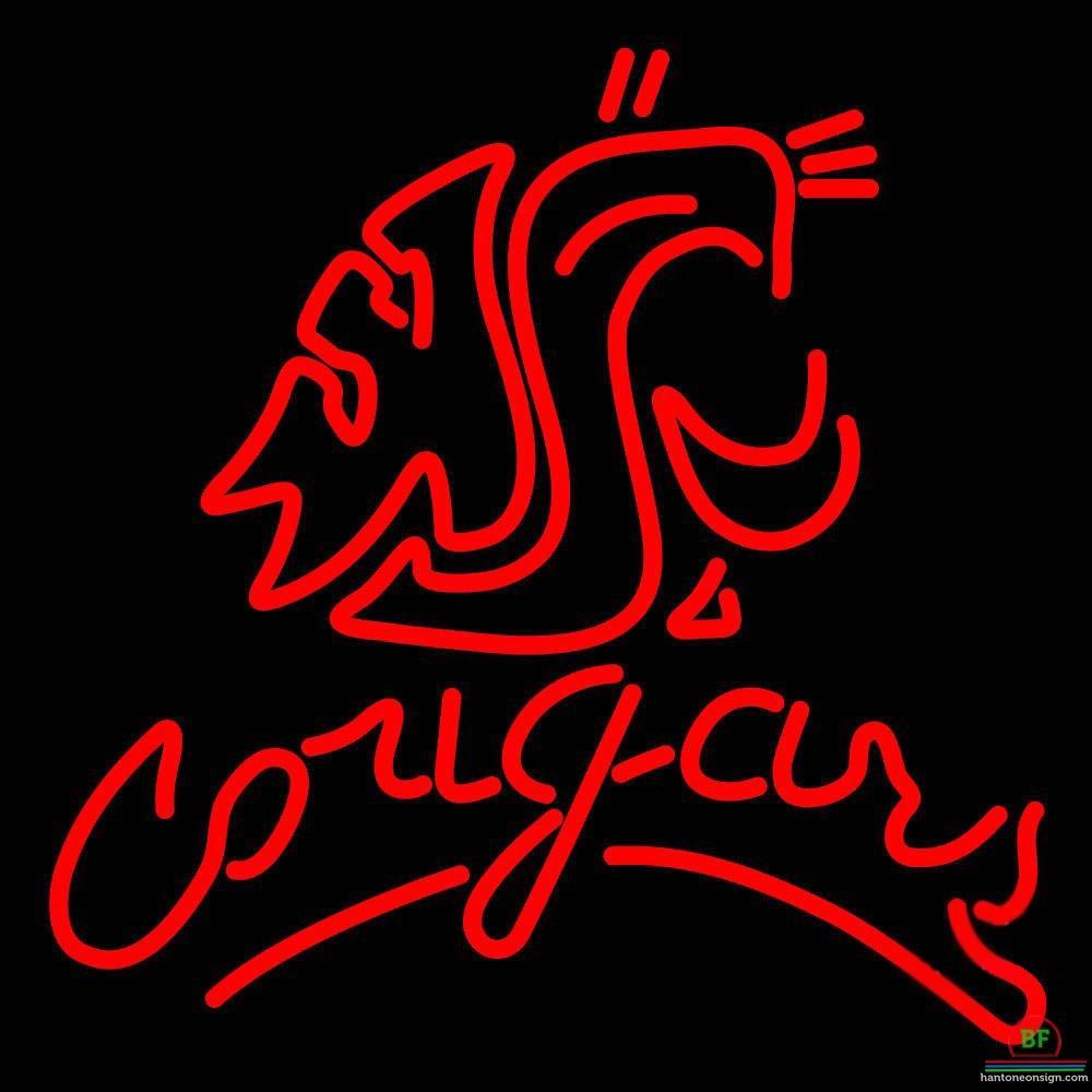 Custom Washington State Cougars Neon Sign NCAA Teams Neon Light