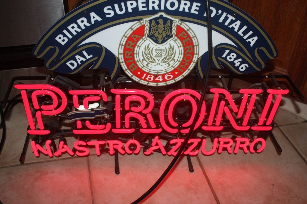 Custom Peroni Nastro Azzurro Beer Neon Sign