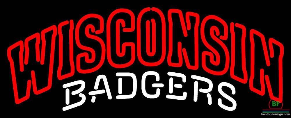 Custom Wisconsin Badgers Neon Sign NCAA Teams Neon Light