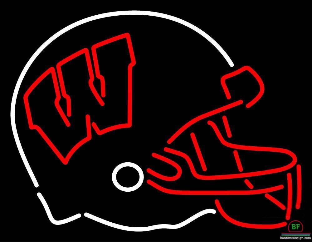 Custom Wisconsin Badgers Helmet Neon Sign NCAA Teams Neon Light