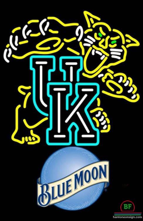 Custom Blue Moon UK Kentucky Wildcats Neon Sign NCAA Teams Neon Light