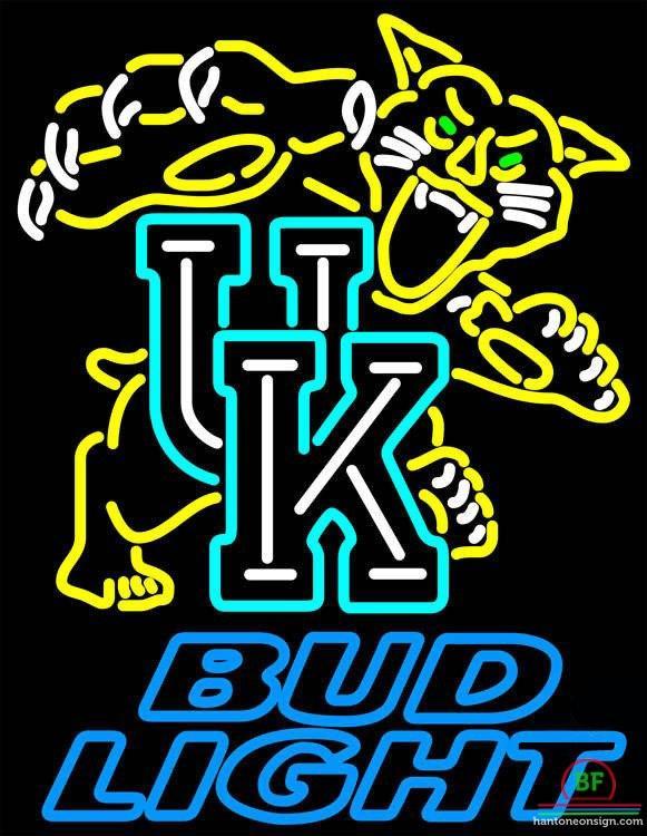 Custom Bud Light UK Kentucky Wildcats Neon Sign NCAA Teams Neon Light