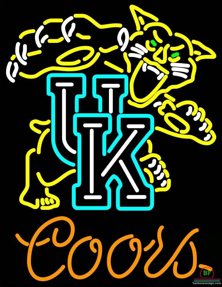 Custom Coors Light UK Kentucky Wildcats Neon Sign NCAA Teams Neon Light