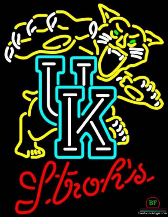 Custom Strohs UK Kentucky Wildcats Neon Sign NCAA Teams Neon Light
