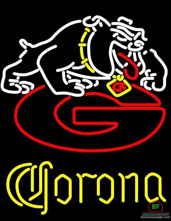 Custom Corona Florida State University Georgia Bulldogs Neon Sign NCAA Teams Neon Light