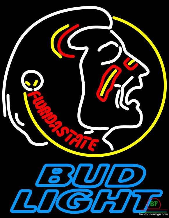 Custom Bud Light Florida State University Florida State University Neon Sign NCAA Teams Neon Light