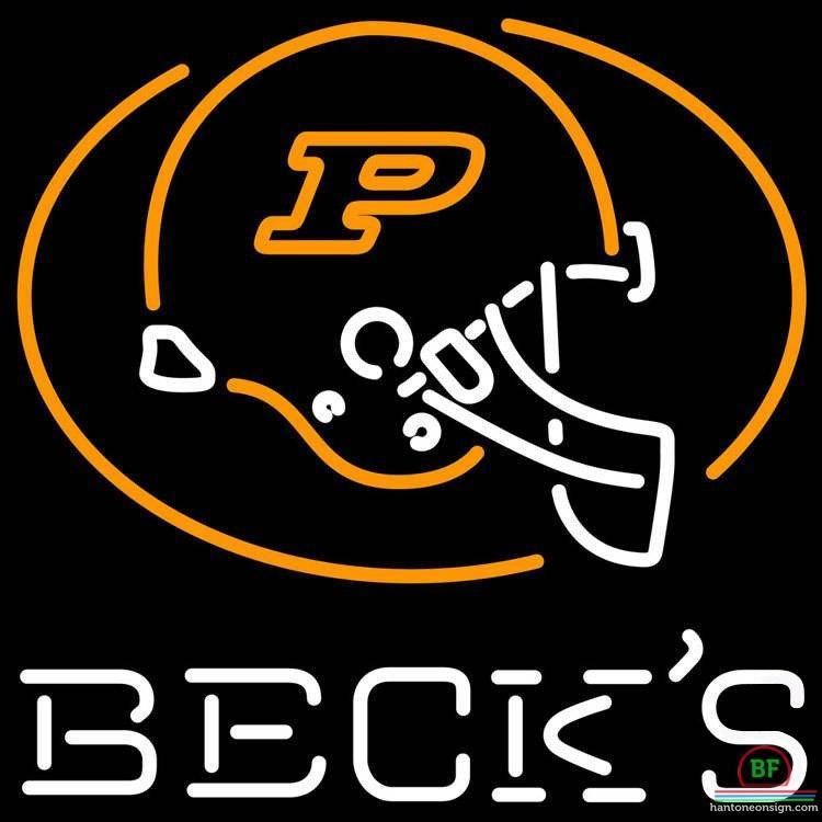 Custom Becks Purdue University Neon Sign NCAA Teams Neon Light