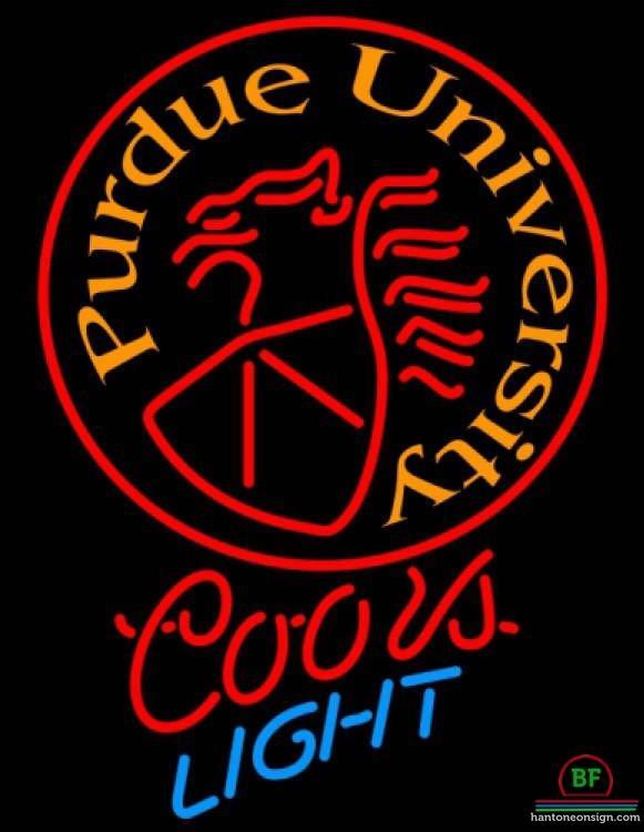 Custom Coors Light Purdue University Neon Sign NCAA Teams Neon Light