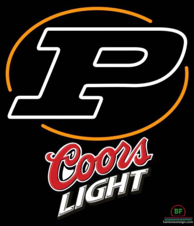 Custom Coors Light Purdue University Neon Sign NCAA Teams Neon Light