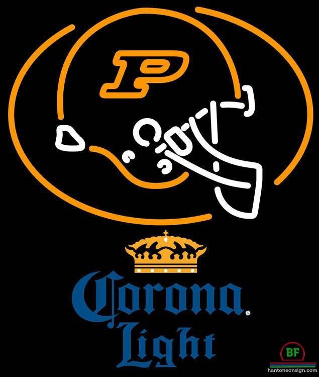 Custom Corona Light Purdue University Helmet Neon Sign NCAA Teams Neon Light