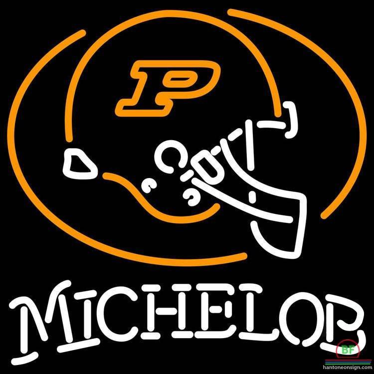 Custom Michelob Purdue University Helmet Neon Sign NCAA Teams Neon Light