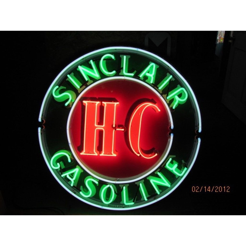 Custom Sinclair Gasoline Hc Neon Sign