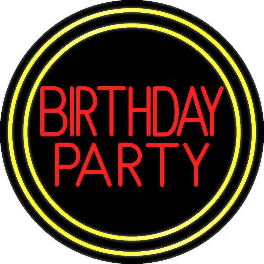 Custom Birthday Party Neon Sign Real Neon Light