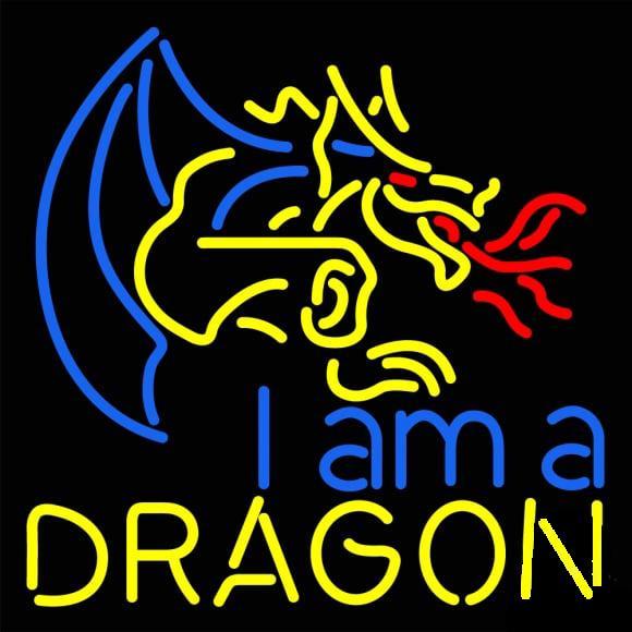 Custom I Am A Dragon Neon Sign Real Neon Light
