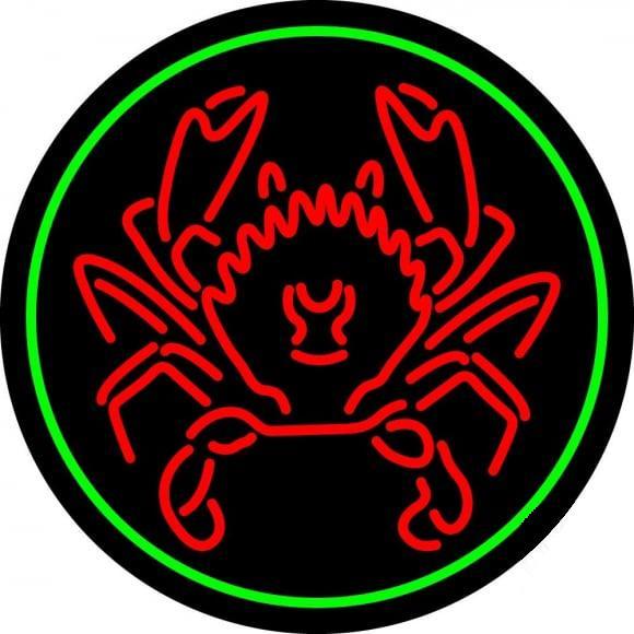 Custom Crab Neon Sign Real Neon Light