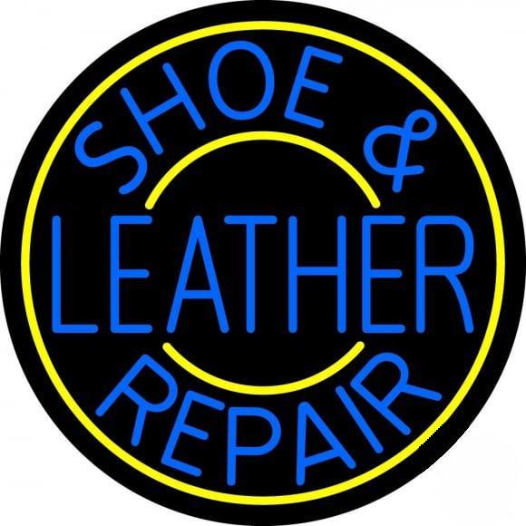 Custom Shoe And Leather Repair Neon Sign Real Neon Light