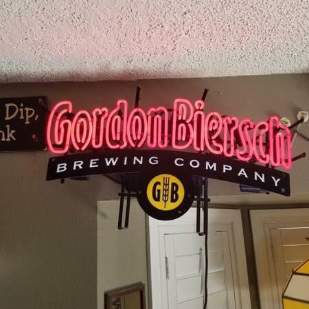 Custom Gordon Biersch Neon Sign Real Neon Light