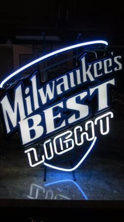 Custom Milwaukees Best Light Neon Sign Real Neon Light
