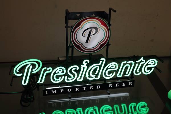 Custom Presidente Beer Neon Sign Real Neon Light
