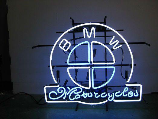 Custom BMW Motorcycles Neon Sign Real Neon Light