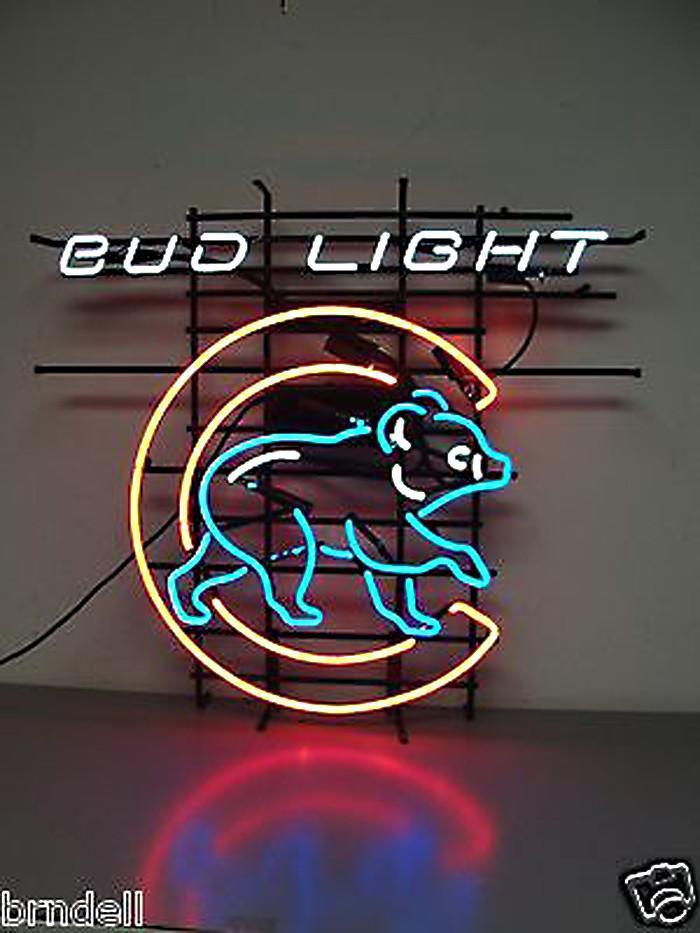 Custom Bud Light Bear Beer Neon Sign