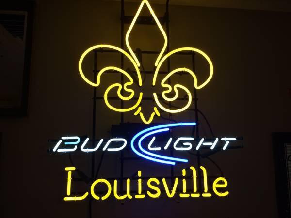 Custom Bud Light Louisville Derby City Rovers Neon Sign Real Neon Light