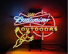 Custom Budweiser Pheasant Outdoors Neon Sign Real Neon Light