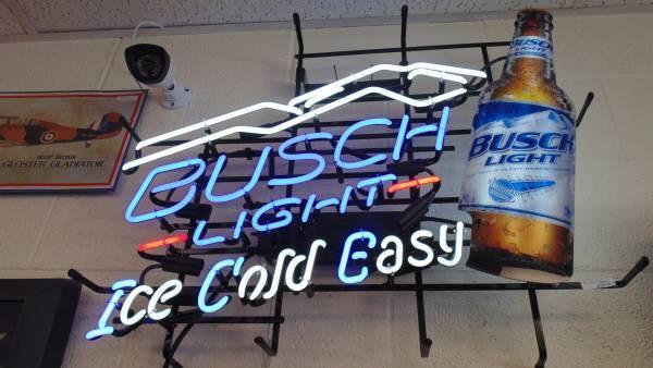 Custom Busch Light Ice Cold Easy Neon Sign Real Neon Light