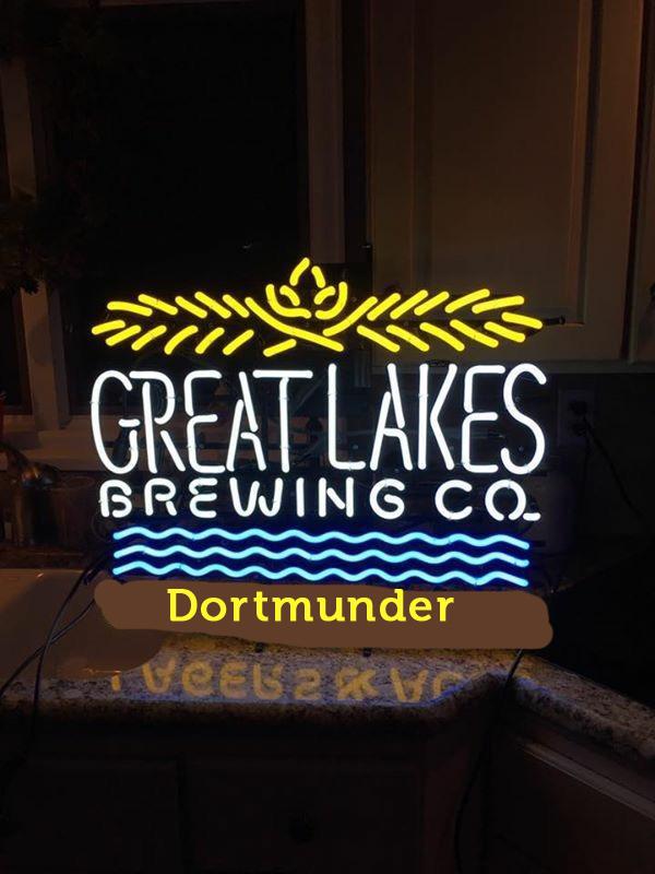 Custom Great Lakes Brewery Dortmunder Neon Sign Real Neon Light