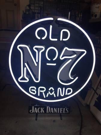Custom Jack Daniels Old No 2 Grand Neon Sign Real Neon Light