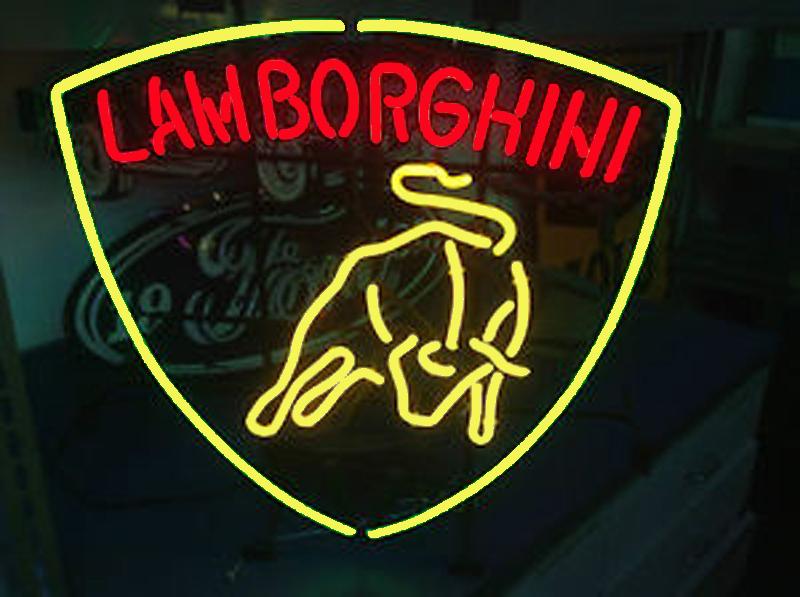 Custom Lamborghini Auto Car Neon Sign Real Neon Light